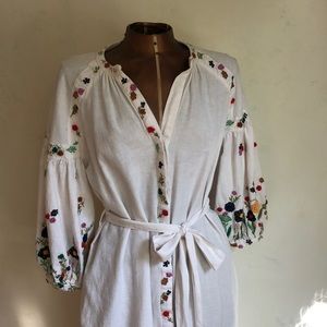 Zara Wildflower Peasant Dress